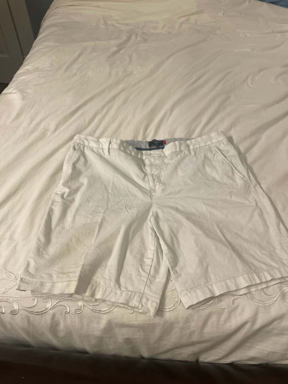 Dockers Ultimate Short Supreme Flex White Chino Shorts Size 40